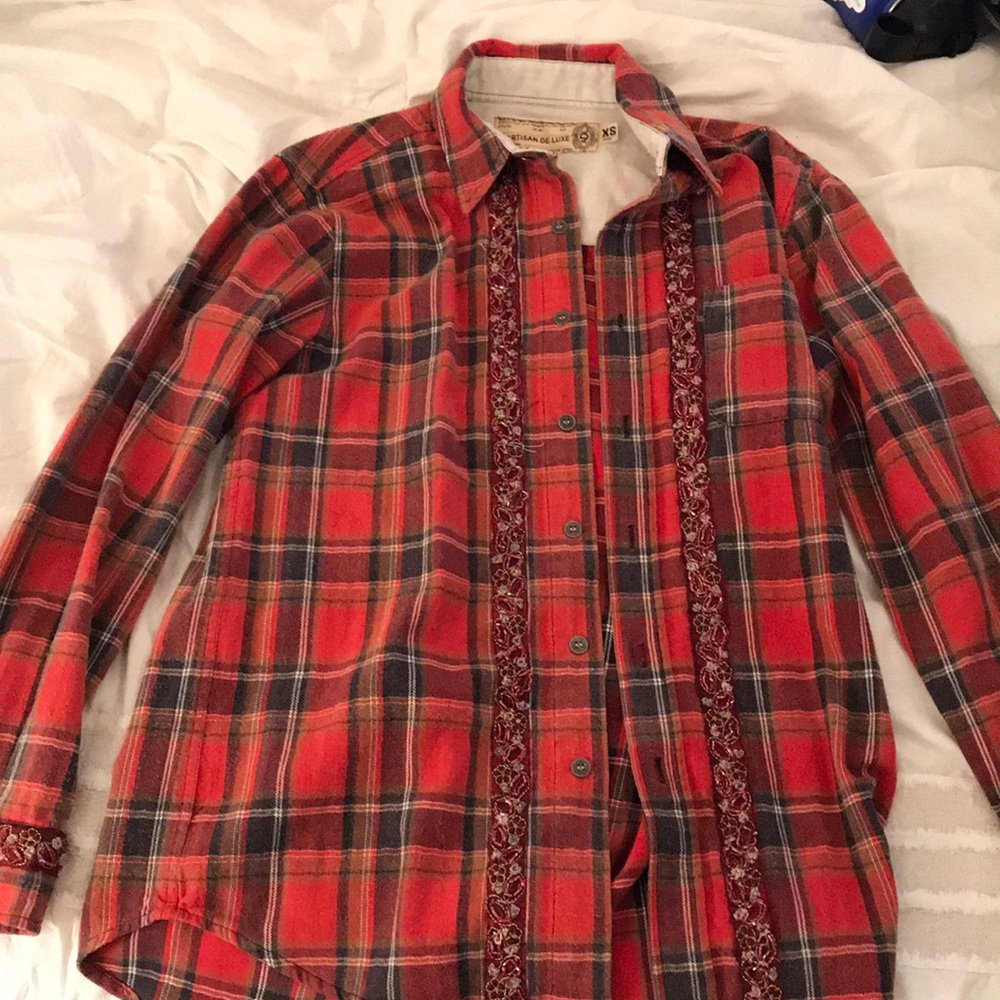 Red and black flannel.. never worn.